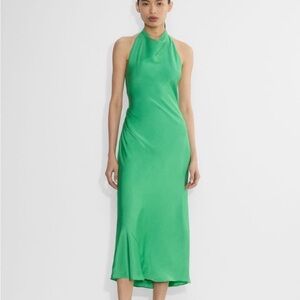 Aritzia Babaton Audience Satin Halter Dress